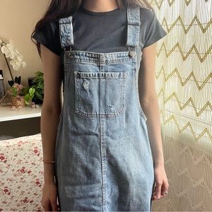 Blue Wild Fable Overall Dress Size Medium